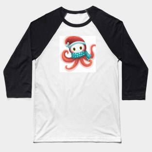 Cute Octopus Drawing Baseball T-Shirt